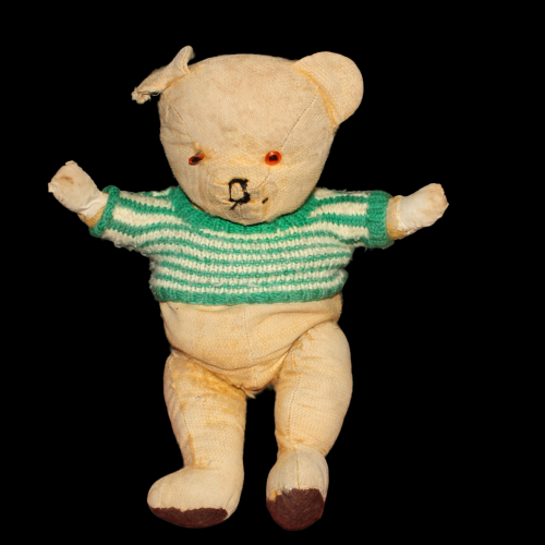 Adorable Vintage Mid-20th Century Pre-loved Teddy Bear image-1