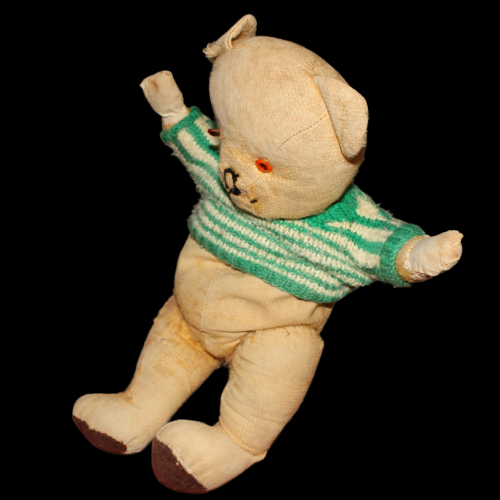Adorable Vintage Mid-20th Century Pre-loved Teddy Bear image-6