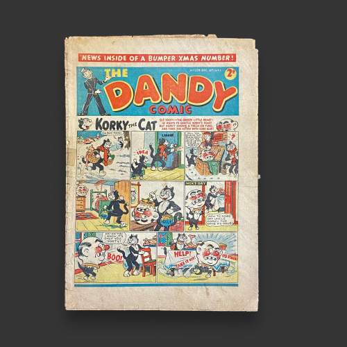 Mid 20th Century Set of Five Original Dandy Comics image-3
