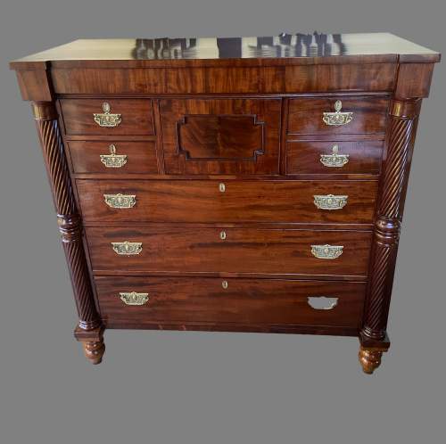Victorian Mahogany Chest of Seven Drawers image-1