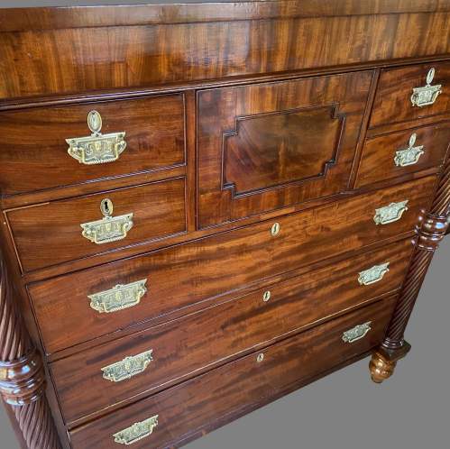 Victorian Mahogany Chest of Seven Drawers image-2