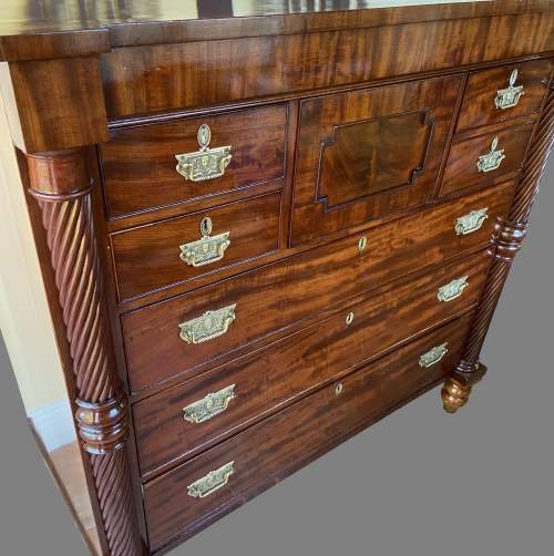 Victorian Mahogany Chest of Seven Drawers image-6