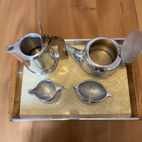 Vintage Picquot Ware 5-Piece Tea Set image-3