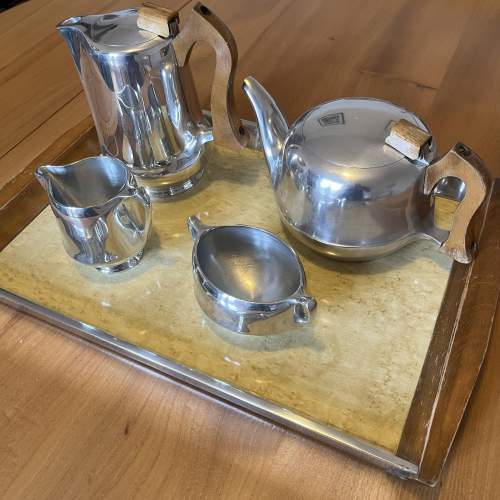 Vintage Picquot Ware 5-Piece Tea Set image-6