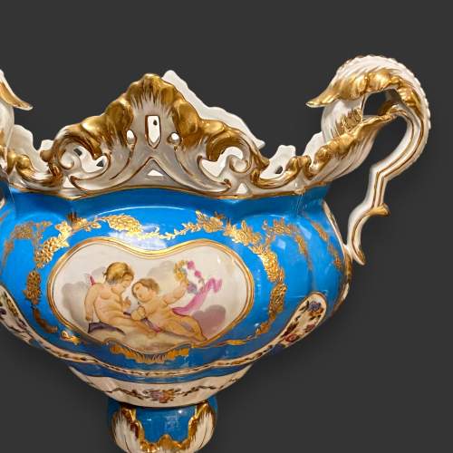 Pair of 19th Century Sevres Style Porcelain Jardinières image-3