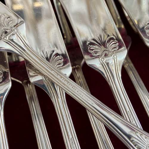 12 Place Setting Canteen Kings Pattern Cutlery image-5