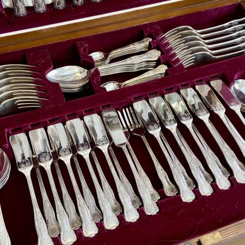 12 Place Setting Canteen Kings Pattern Cutlery image-4