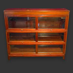Edwardian Mahogany Sectional Stacking Bookcase