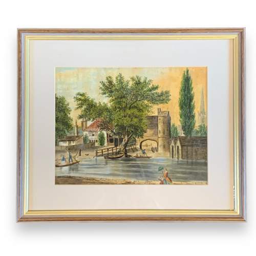 19th Century Norwich School Oil on Board Painting image-1