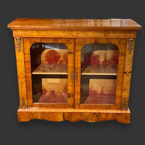 Late 19th Century Inlaid Walnut Cabinet image-2