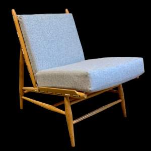 Ercol Blonde Beech 427 Model Lounge Chair