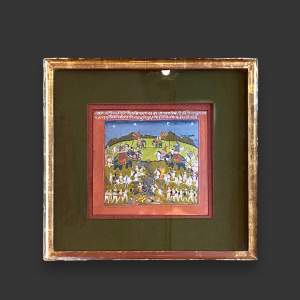 19th Century Framed Persian Painting
