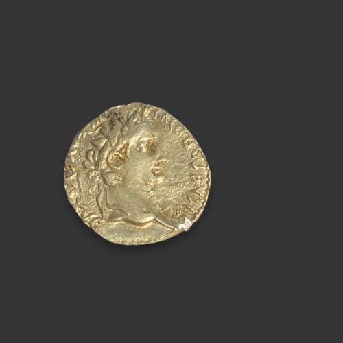 Tiberius Silver Denarius Coin 14 - 37AD image-1
