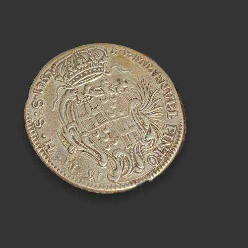 Mid 18th Century Maltese 15 Tari Coin image-3