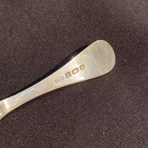 20th Century Silver Shell Caddy Spoon image-4