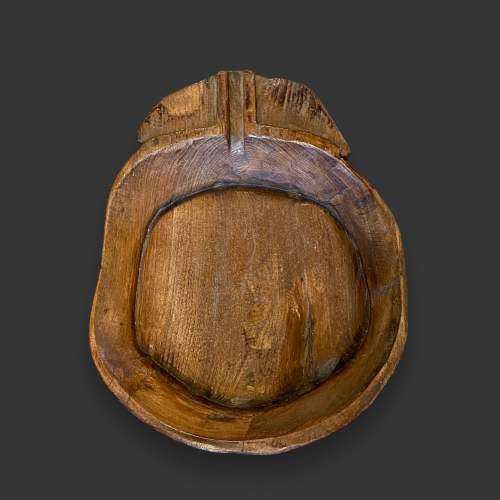 Large Wooden Hand Carved Bowl image-2