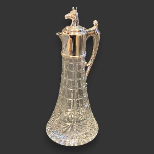 Finnies Sterling Silver Horse Head Claret Jug image-1