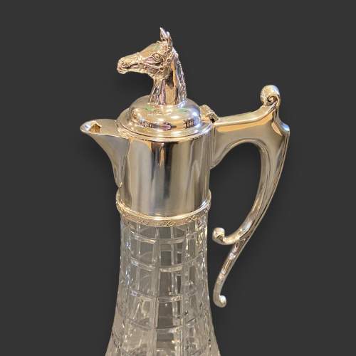 Finnies Sterling Silver Horse Head Claret Jug image-2