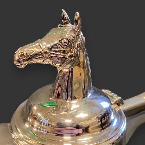 Finnies Sterling Silver Horse Head Claret Jug image-5