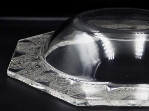 Lalique Art Deco Chantilly Frosted Glass Bowl image-5