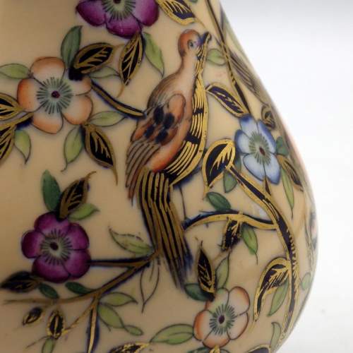 Derby Crown Porcelain 19th Century Hand Painted Crown Derby Vase image-6