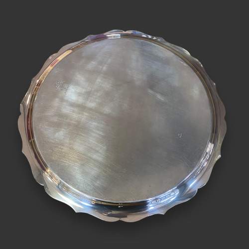 Art Deco Silver Plate Salver image-3
