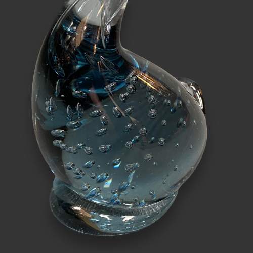 Whitefriars Glass Blue Duck image-3