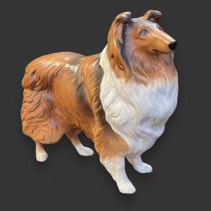 Beswick Ceramic Rough Collie Dog