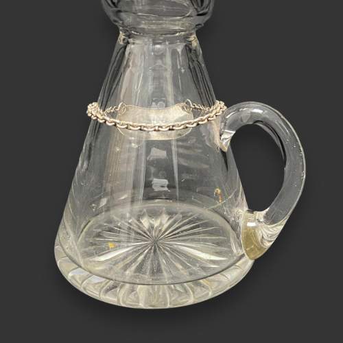 Early 20th Century Small Silver Lidded Whiskey Jug image-5
