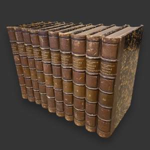 Ten Volumes of the Histoire Des Deux Restaurations