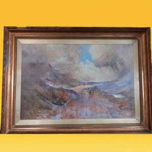 Framed Scenic Watercolour by D. Davidson.