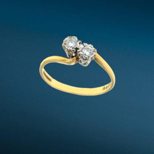 Gold Diamond Ring. Birmingham 1988 image-1