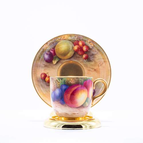 An Art Deco Period Royal Worcester Cup and Saucer image-1