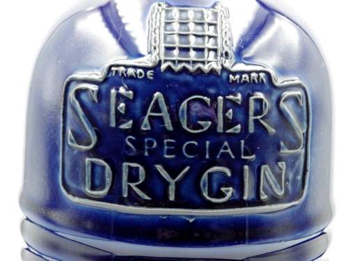 Seagers Special Dry Gin 20th Century Royal Doulton Flask Decanter image-5