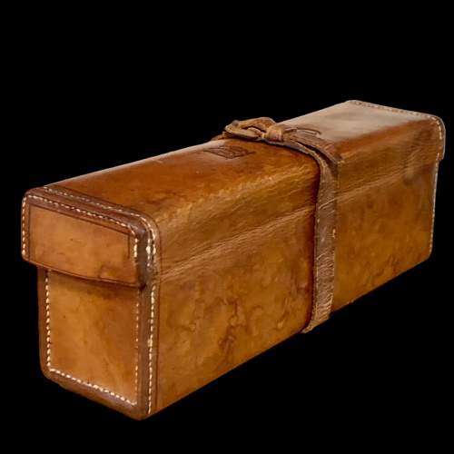 Antique French Leather Gents Vanity Box image-2