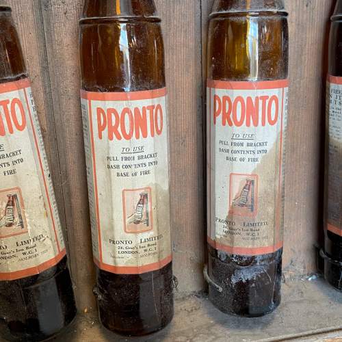 Rare Set of Four Glass Fire Extinguishers by Pronto image-3