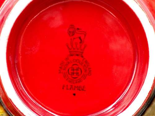 Royal Doulton Early 20th Century Flambe Glazed Bowl image-6
