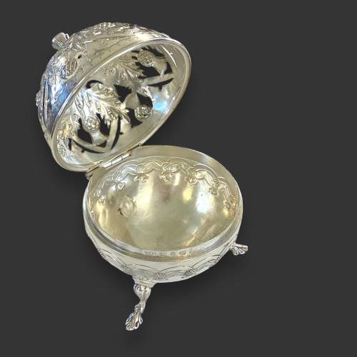 Victorian Silver Pot Pourri Holder image-5