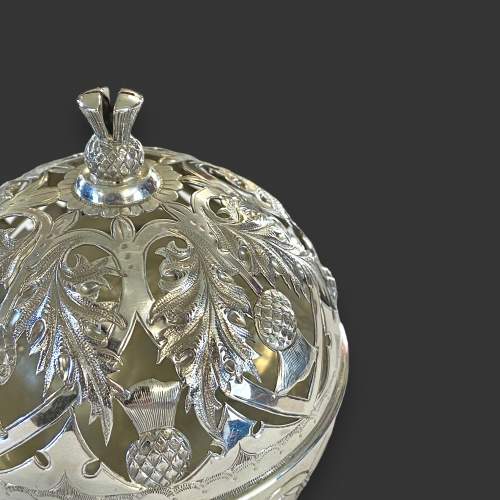 Victorian Silver Pot Pourri Holder image-4