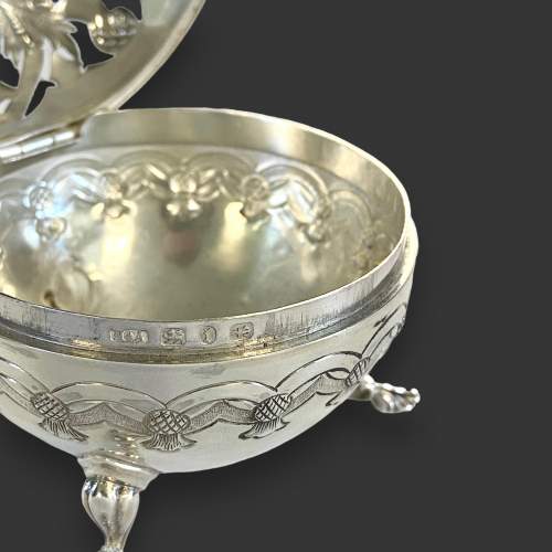 Victorian Silver Pot Pourri Holder image-6