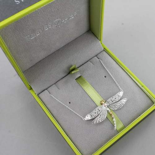 A Sterling Silver Dazzling Dragonfly Necklace image-4