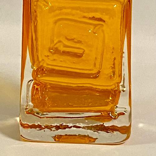 Whitefriars Glass Tangerine Totem Vase image-4