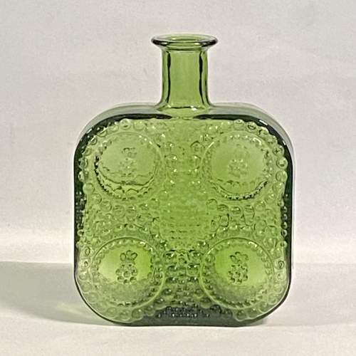 1960s Riimimaki Glass Grapponia Bottle Vase image-1