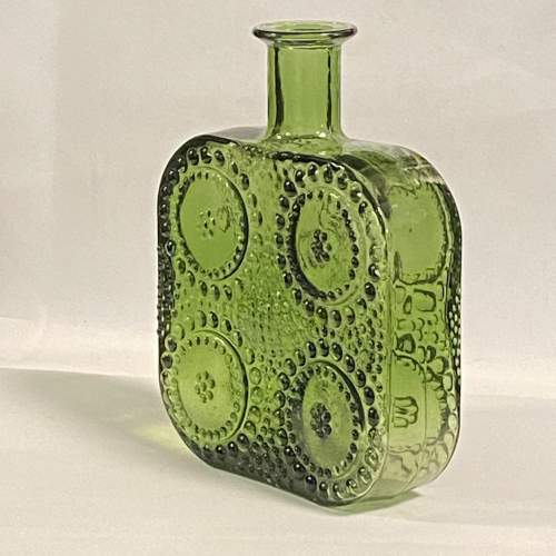1960s Riimimaki Glass Grapponia Bottle Vase image-2