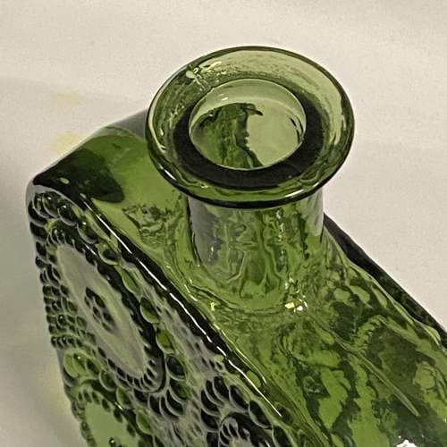 1960s Riimimaki Glass Grapponia Bottle Vase image-5