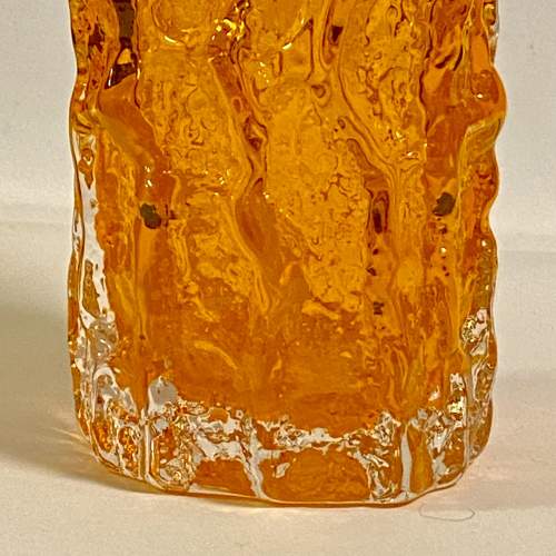 Whitefriars Glass Tangerine Bark Vase image-3
