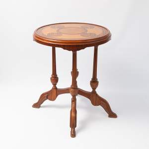 A 20th Century Continental Round Side Table