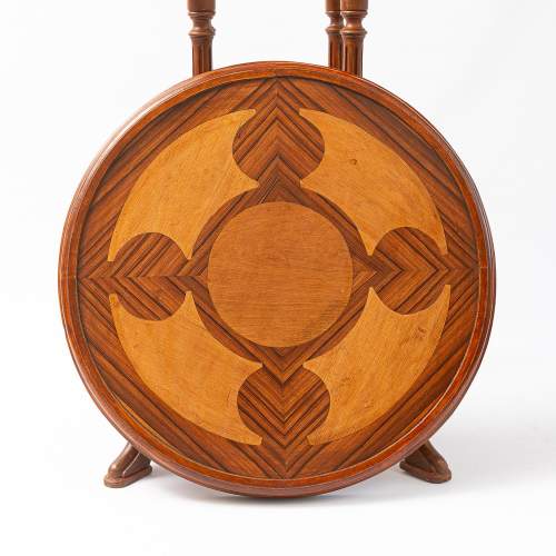 A 20th Century Continental Round Side Table image-6