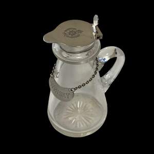 Hukin & Heath Whisky Tot with Silver Label