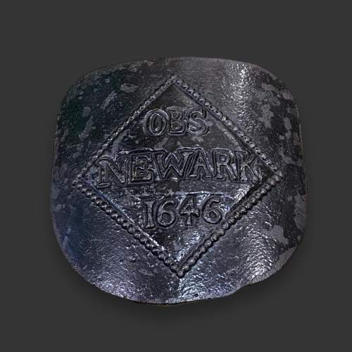 Newark on Trent Cast Iron Siege Coin Plaque image-1